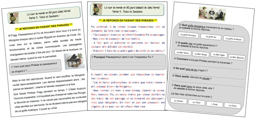 Le Tour du Monde en 80 Jours - Mimiclass