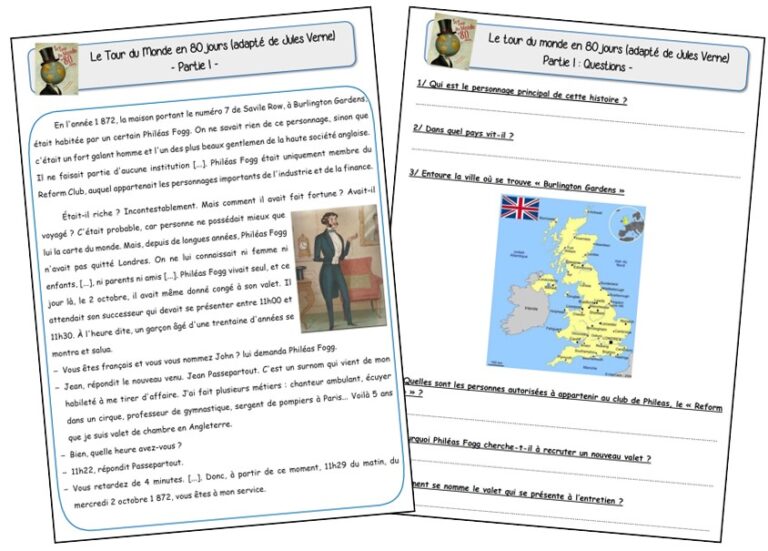 Le Tour du Monde en 80 Jours - Mimiclass